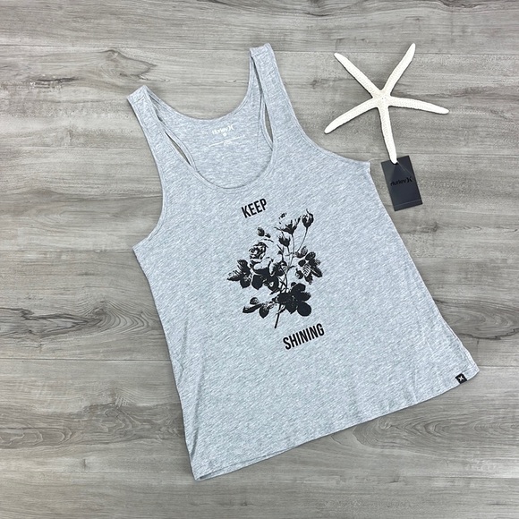 🔆HURLEY🔆 KEEP SHINING TANK TOP - Picture 2 of 10